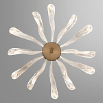 Люстра с крупными рельефным декором в виде лепестков 60 см Ethereal Bloom варинант исполнения - 4 | Loft Concept в Твери