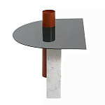 Дизайнерский журнальный стол с рельефным основанием Dutynor варинант исполнения - 1 | Loft Concept в Твери