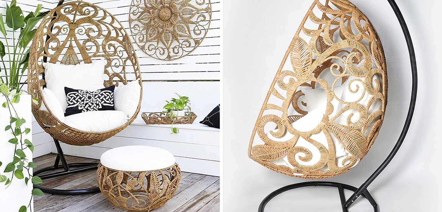Плетеное кресло Azure Wicker Armchair Плетеное кресло Azure Wicker Armchair - Loft-Concept в Твери