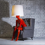 Лампа MANNEQUIN LAMP с абажуром девушка на кресле варинант исполнения - 4 | Loft Concept в Твери