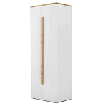 Шкаф платяной с белым глянцевым фасадом Grace of Furniture варинант исполнения - 2 | Loft Concept в Твери