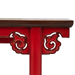Деревянная консоль в китайском стиле красная Tang Console Table варинант исполнения - 5 | Loft Concept в Твери