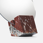 Настольное дизайнерское зеркало Poltronova Vanitas Rosso Franci Mirror and Photo Holder варинант исполнения - 2 | Loft Concept в Твери