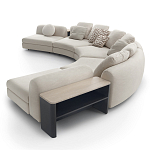 Большой угловой Диван California трансформер с приставными деревянными модулями   варинант исполнения - 2 | Loft Concept в Твери