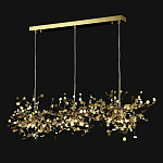 Люстра подвесная из трех частей с металлическими круглыми элементами Terzani Argent варинант исполнения - 5 | Loft Concept в Твери