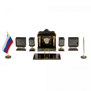 Настольный канцелярский набор из нефрита Apollo