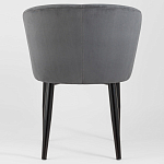 Мягкое кресло на металлических ножках Shaggy Dark Grey варинант исполнения - 3 | Loft Concept в Твери