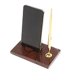 Подставка для телефона с ручкой из натурального камня креноид Natural Stone Stand варинант исполнения - 3 | Loft Concept в Твери