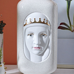 Ваза с золотисто-белыми фрагментами Faces of Imagination варинант исполнения - 5 | Loft Concept в Твери