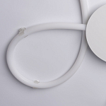 Люстра белого цвета с тремя изогнутыми светодиоидными плафонами Luke Lampco Tracer Lamp варинант исполнения - 3 | Loft Concept в Твери