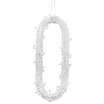Подвесной светильник овальной формы с декором кристаллы Gilbertine Oval Crystals Hanging Lamp варинант исполнения - 1 | Loft Concept в Твери