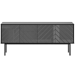 Длинная тумба с зеркальным декором Serena варинант исполнения - 11 | Loft Concept в Твери