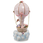 Статуэтка фарфоровая музыкальная Девочка на воздушном шаре Charming Statuette варинант исполнения - 1 | Loft Concept в Твери