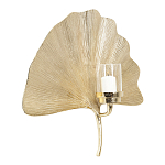 Большой Настенный Подсвечник золотой Лист Пальмы варинант исполнения - 2 | Loft Concept в Твери