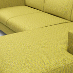 Мебельная ткань Шенилл горчичный цвет 142 см T4-62 варинант исполнения - 10 | Loft Concept в Твери