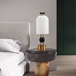 Настольная лампа в виде фонаря с белым фактурным абажуром Echoes of Light варинант исполнения - 7 | Loft Concept в Твери