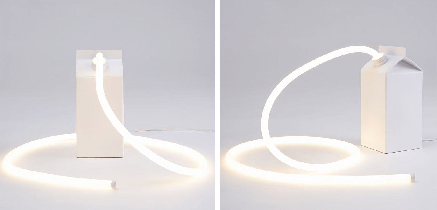 Настольная лампа Seletti Daily Glow Milk Настольная лампа Seletti Daily Glow Milk - Loft-Concept в Твери