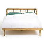 Кровать из массива дуба с пружинным блоком Mateta варинант исполнения - 2 | Loft Concept в Твери