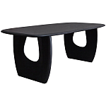 Обеденный стол из массива акации Veras Black Dining Table варинант исполнения - 1 | Loft Concept в Твери