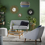 Кресло серое Pauley Grey Armchair варинант исполнения - 4 | Loft Concept в Твери