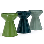 Приставной стол из керамики Manufacto Green варинант исполнения - 3 | Loft Concept в Твери