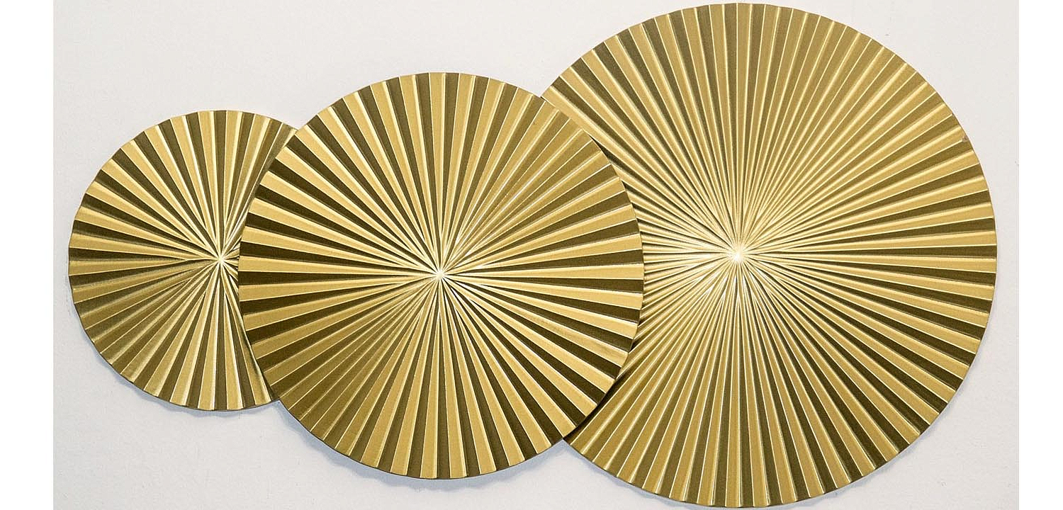Арт-объект Apollo Gold Wall Plaque Disc 3 - Loft-Concept в Твери