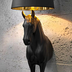 Horse Statue Floor Lamp Большой светильник Черная Лошадь варинант исполнения - 2 | Loft Concept в Твери