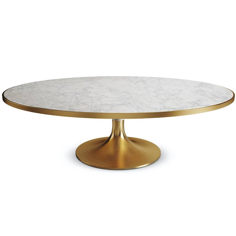 Обеденный стол Marble in Metal Dining Table Обеденный стол Marble in Metal Dining Table в Твери | Loft Concept