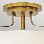 Потолочный светильник с круглым матовым белым плафоном Hinkley варинант исполнения - 6 | Loft Concept в Твери