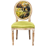 Стул из натурального бука с цветочным принтом Impressionism in Color варинант исполнения - 1 | Loft Concept в Твери