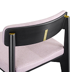 Барный стул из массива ясеня с обивкой из рогожки Elegant Ash Shape варинант исполнения - 5 | Loft Concept в Твери