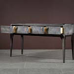 Консоль прямоугольная серая с 4-мя выдвижными ящиками Grany варинант исполнения - 3 | Loft Concept в Твери