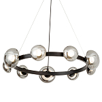 Светодиодная кольцевая люстра IONA Сhandelier black варинант исполнения - 1 | Loft Concept в Твери