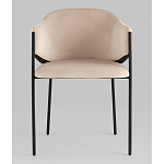 Стул Brace велюр молочный варинант исполнения - 4 | Loft Concept в Твери