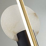 Бра с круглым плафоном из алебастра и бронзовой декоративной стрекозой 65 Alaris  варинант исполнения - 6 | Loft Concept в Твери