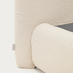 Кровать со съемным бежевым чехлом из ткани букле White Boucle Collection варинант исполнения - 4 | Loft Concept в Твери