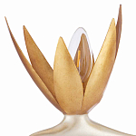 Торшер с 3-мя плафонами в виде цветов Golden Bird of Paradise варинант исполнения - 1 | Loft Concept в Твери