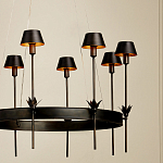 Люстра круглая со светодиодными лампами Innovation варинант исполнения - 5 | Loft Concept в Твери