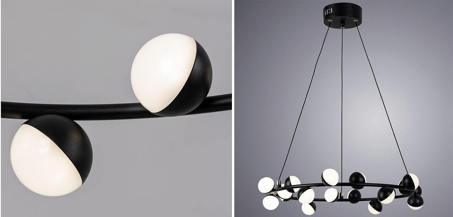 Люстра Vilelme Chandelier black 50 Люстра Vilelme Chandelier black 50 - Loft-Concept в Твери