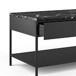 ТВ-тумба с мраморной столешницей Vayo Marble TV Stand варинант исполнения - 4 | Loft Concept в Твери