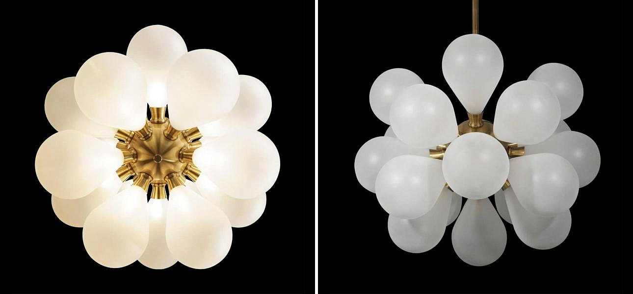 Люстра Simonet Chandelier White 55 см Люстра Simonet Chandelier White 55 см - Loft-Concept в Твери