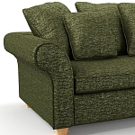 Мебельная ткань Шенилл зеленый цвет 138 см T4-22 варинант исполнения - 7 | Loft Concept в Твери