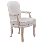 Кресло Aubrey Classical Armchair beige flax варинант исполнения - 1 | Loft Concept в Твери