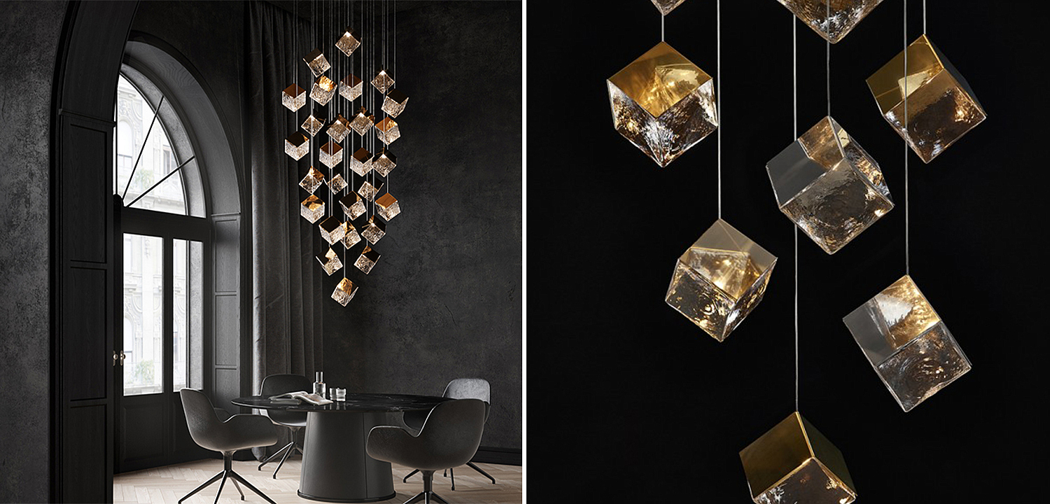 Люстра Pyrite Gold 26 Rectangle Люстра Pyrite Gold 26 Rectangle - Loft-Concept в Твери
