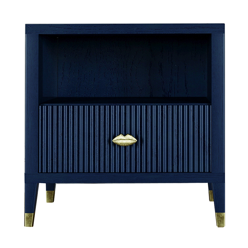 Прикроватная тумбочка с полкой Elsa Dreams Blue Синий в Твери | Loft Concept 