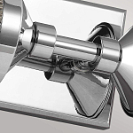 Бра для ванных комнат горизонтальное с 2-мя прозрачными рифлеными цилиндрическими плафонами Feiss варинант исполнения - 3 | Loft Concept в Твери