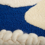 Ковер ручной работы Electric blue and popcorn варинант исполнения - 3 | Loft Concept в Твери