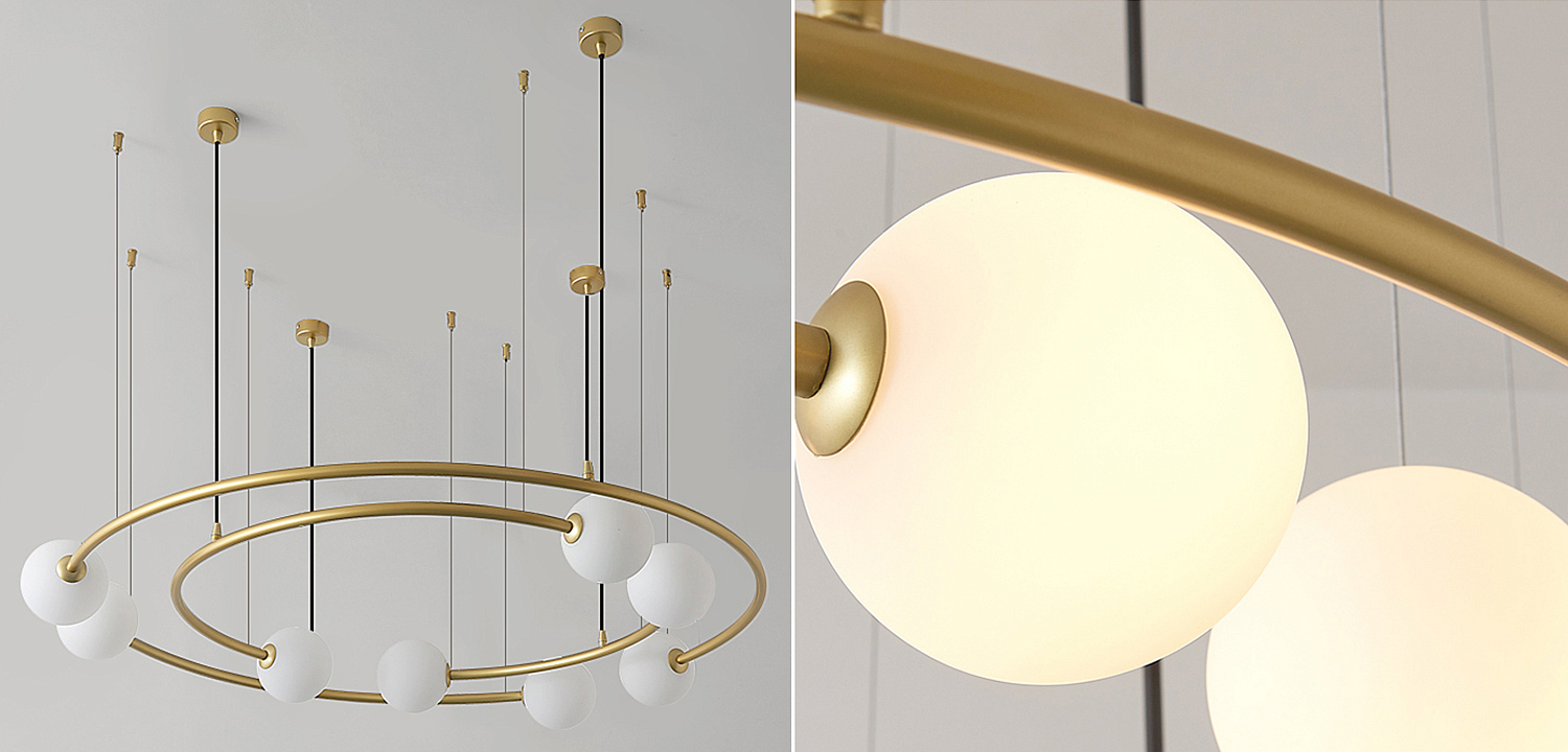 Люстра PLANETARY Ring Gold Люстра PLANETARY Ring Gold - Loft-Concept в Твери