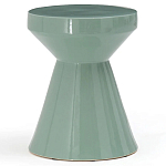 Приставной стол из керамики Manufacto Gray-green варинант исполнения - 1 | Loft Concept в Твери