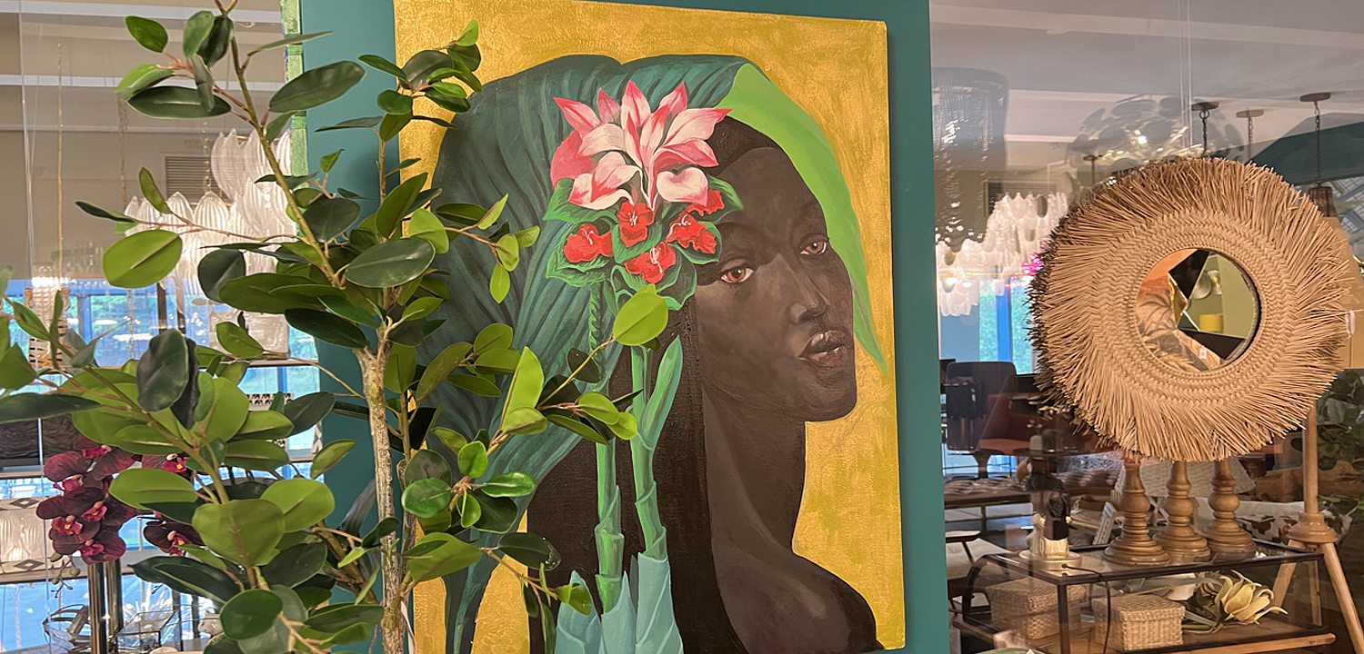 Картина Tropical Girl Картина Tropical Girl - Loft-Concept в Твери